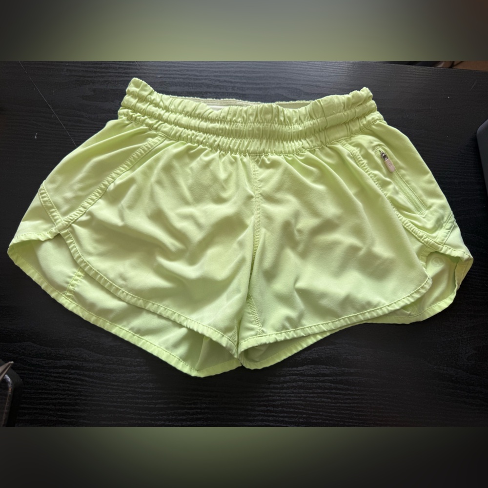 lululemon athletica Lime Green Athletic Shorts